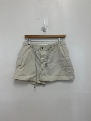 Pantalones Cortos Demin Vintage Mudd Junior Caqui Frente Plano 4 Bolsillos Talla 11 Foto 1 de 3