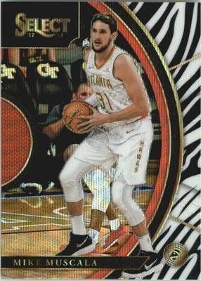 2017-18 Select Prizms Zebra #98 Mike Muscala - Image 1 of 2