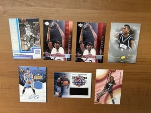 NBA Stars (7) Cards Mixed Lot Iverson Stoudemire Wade Gallinari-Autograph - Picture 1 of 15