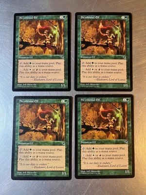 4x Skyshroud Elf 1997 Tempest Magic Cards LP Condition Playset - Image 1 of 2