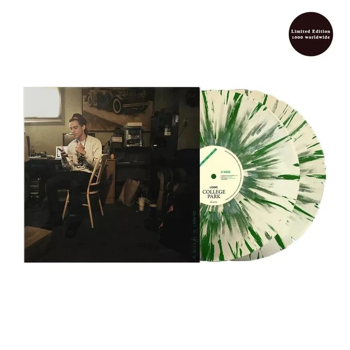 Logic College Park Exclusive Limited Bone & Forest Green Colored Vinyl 2LP NM- Foto 1 de 1