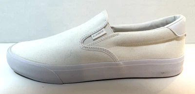 LUGZ WOMEN'S CLIPPER SLIP-ON CANVAS SNEAKER SHOE WHITE SIZE 10 U - Image 1 of 4