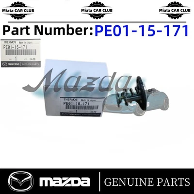 Nuevo OEM Mazda 2012-2018 Mazda3 Mazda6 CX-5 motor refrigerante termostato PE01-15-171 Foto 1 de 4