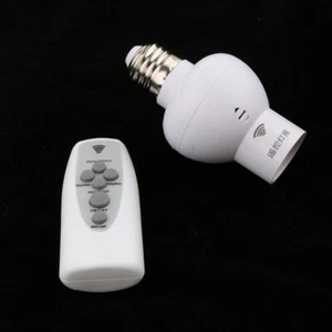 E27 Remote Control Ligth Bulb Socket Lamp Holder Fitting 40W 85-265V 3A - Picture 1 of 9