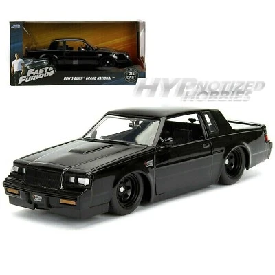 JADA 1:24 DOM'S BUICK GRAND NATIONAL FAST & FURIOUS  DIE-CAST  BLACK 99539 - Image 1 of 4