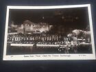 Faust Scene Open Air Theatre At Night Island Stage Scarborough Postcard Rppc Ay