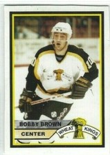 1994-95 Brandon Wheat Kings (WHL) Bobby Brown