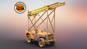 Jeep Willys crane 2 1:87 - Zdjęcie 1 z 7