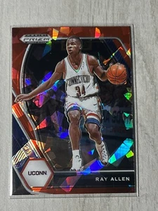 Ray Allen 2021 Prizm Draft Picks Red Ice  Prizms #91 UCONN Huskies A21 - Picture 1 of 2