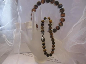 David Yurman Tiger Eye’s Spiritual Beads Bracelet Designer Signed - Picture 1 of 8