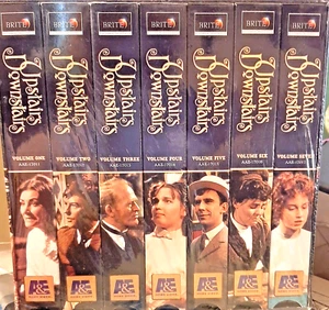 A&E Soap Show Upstairs Downstairs Premiere Season VHS tape box set BRITE - Picture 1 of 2