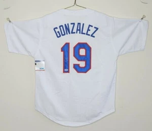 JUAN GONZALEZ SIGNED AUTO TEXAS RANGERS WHITE IGOR JERSEY PSA AUTOGRAPHED - Picture 1 of 3