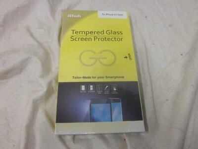 JETech Screen Protector for iPhone 4 4.7 Tempered Glass 3-Pack Scratch Resistant - Image 1 of 4