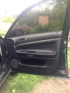 Cubierta de reposabrazos de cartón para puerta de cuero negro 4 piezas para VW Passat B5 1998-2005 - Imagen 1 de 8