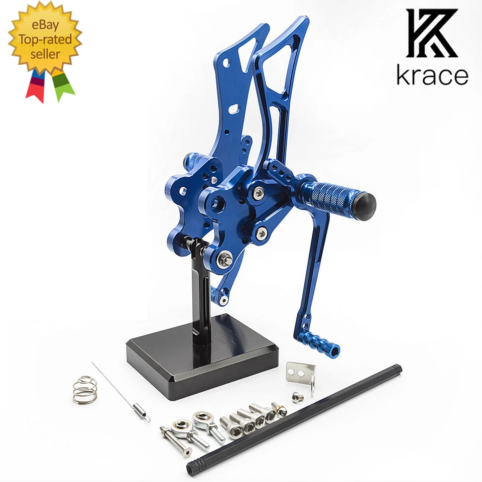 For Yamaha FZ1 FZ8 Fazer 2001-2003 2004 2005 CNC Rearset Footpegs Pedals Pegs - Изображение 1 из 4