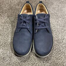 Men’s 7 M Samuel Hubbard Free Navy Nubuck Real Leather Walking Shoes Vibram