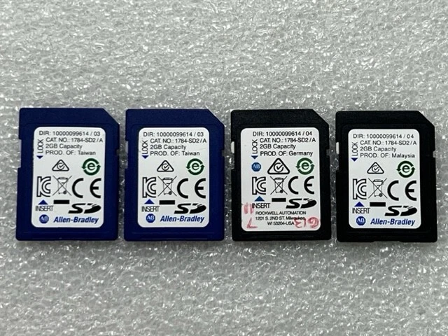 1784-SD2 / A 2GB Capacity SD Card - Lot of 4 Pcs - Image 1 of 4