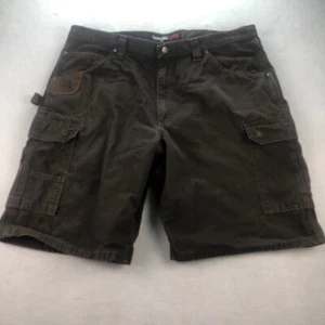 Wrangler Riggs Cargo Shorts Herren 40 Carpenter Braun Ripstop Heavy Work - Bild 1 von 9