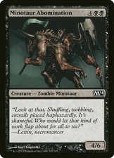 1x MTG Minotaur Abomination - M14 common - Magic Card