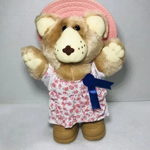 Vintage 1986 Furskins Wendy's 7" Bear Hattie Girl Teddy Bear 1P - Picture 1 of 5