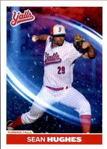 2021 Florence Y'alls Team Issue #17 Sean Hughes Williamsburg Virginia VA Card