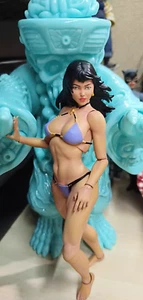 1/12 Frazettagirl Fire And Ice Teegra Collectible Action Figure In Stock 2024New - Picture 1 of 9