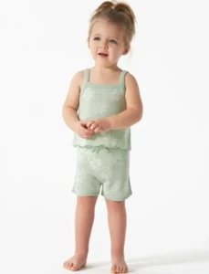 Gerber Baby and Toddler Girls Tank Top Shorts Set, 2-Piece 4T "Modern Moments" - Picture 1 of 6