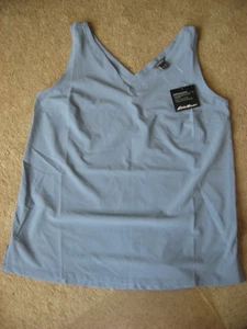 Womens NWT Steel Blue EDDIE BAUER Sleeveless Tank Top Shirt XS - Imagen 1 de 1