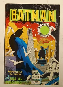 BATMAN, NIEVE Y HIELO 1a. PARTE, FEB 92, No 119, MEXICAN COMIC, SPANISH EDITED - Picture 1 of 6