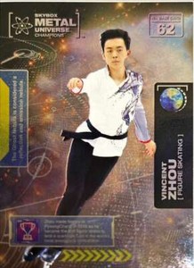 2021 Skybox Metal Universe Champions #62 Vincent Zhou 