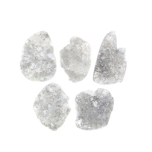 1.55 Ct Natural Loose Slice Shape Diamond 8.60 MM Salt And Pepper Diamond LQ5160 - Picture 1 of 7