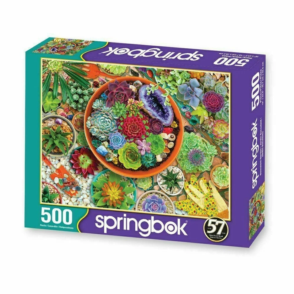 Springbok 33-01616 Succulent Garden 500 Piece Puzzle
