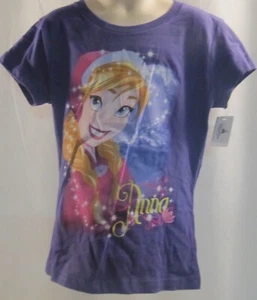 Camiseta Princesa Anna Púrpura Parques Tienda Disney Nueva con Etiquetas Difícil de Encontrar Talla Mediana Frozen - Imagen 1 de 2