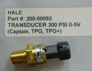 Hale 200-00092 Pressure Transducer 300 psi Pressure Governor Class 1 Captain TPG - Bild 1 von 2