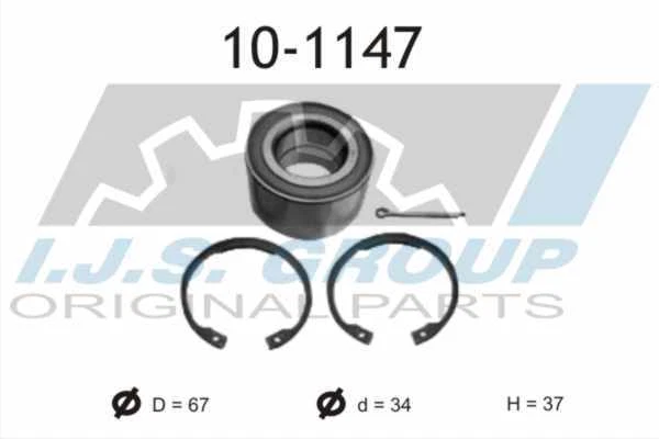 IJS GROUP Radlager Radlagersatz vorne links rechts für Opel Corsa C F08 F68 - Bild 1 von 1