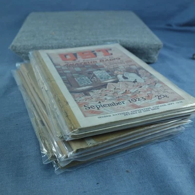 1924 QST Magazine 7 Issues Discover Early Amateur Radio Beginnings - Image 1 of 4