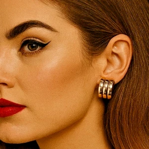 VINTAGE CLIP-ON EARRINGS DEBORAH’S PRIVATE COLLECTION NEW ON CARD - Picture 1 of 9