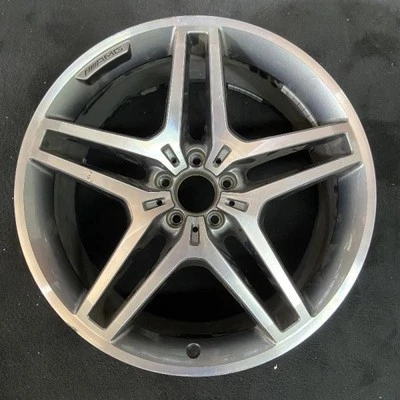 "Llanta de 21"" AMG Mercedes-Benz gris mecanizado clase GLE OEM 85626" Foto 1 de 4