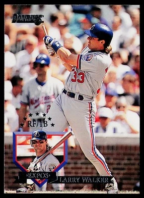 1995 Donruss #492 Larry Walker Montreal Expos - Image 1 of 2