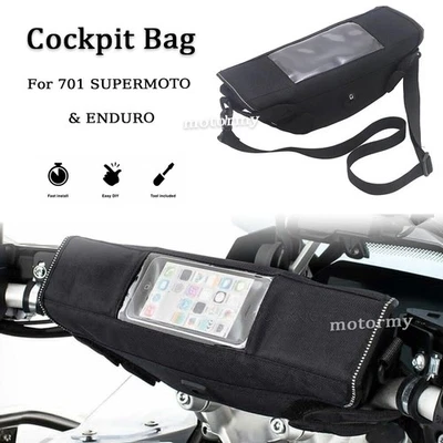 Estuche de bolsas de herramientas para manillar bolsa impermeable para Husqvarna 701 SUPERMOTO & ENDURO Foto 1 de 4