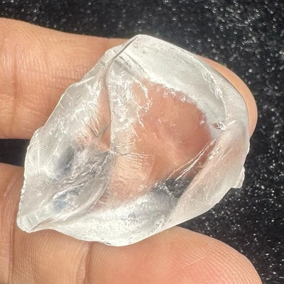 27.45 GRAM WHITE SAPPHIRE # 12 ROUGH CORUNDUM LAB CREATED GEMSTONE - Image 1 of 4