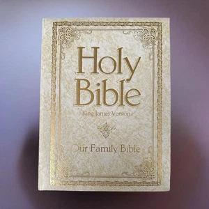 Holy Bible King James Our Family Bible Red Letter Edition Nelson Regency 1971 - Picture 1 of 2