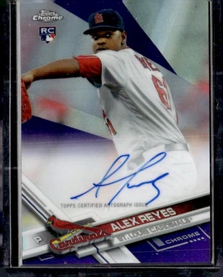 2017 Topps Chrome #RA-AR Alex Reyes Rookie Autographs Purple Refractor #/250 - Image 1 of 2