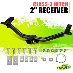 4000lb Round Trailer Hitch Receiver Rear Tow Kit 2" for Dodge Journey 09-20 - Picture 1 of 10