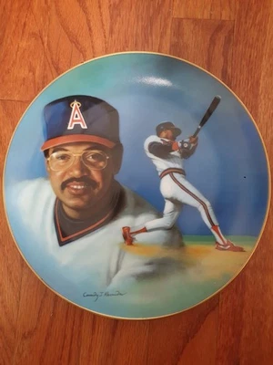 1984 Reggie Jackson 500 Career Edition Collector Plate by Cassidy J. Alexander - Image 1 of 3