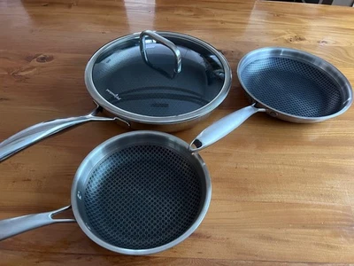 Edelstahl Pfannen Set Pampered Chef und GSW - Bild 1 von 4