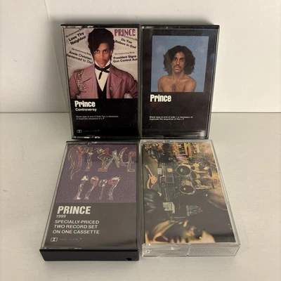 Prince Cassette Tape Lot x 4 Sign o Times/Controversy/1999/Self Titled Foto 1 de 4