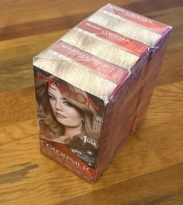 3PAC Revlon Colorsilk Natural Permanent 3D Dye DARK ASH BLONDE Hair Color #60 - Image 1 of 4