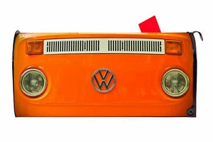 Old VW Bus Vinyl Magnetic Mailbox Cover Made in the USA - Picture 1 of 1