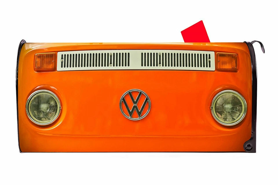 Виниловый магнитный чехол для почтового ящика старый автобус VW сделано в США - Изображение 1 из 1